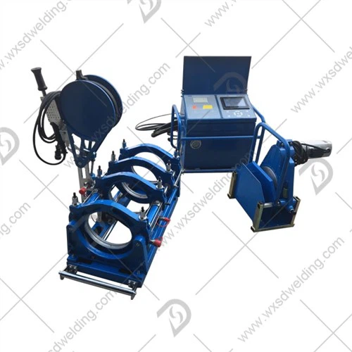 SDQZD315 خط أنابيب الغاز البلاستيك الهيدروليكي التلقائي بعقب الانصهار آلة لحام